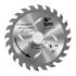 Диск пильный для древесины 165/30 24T с адаптером 30/20 Spitce 22-933