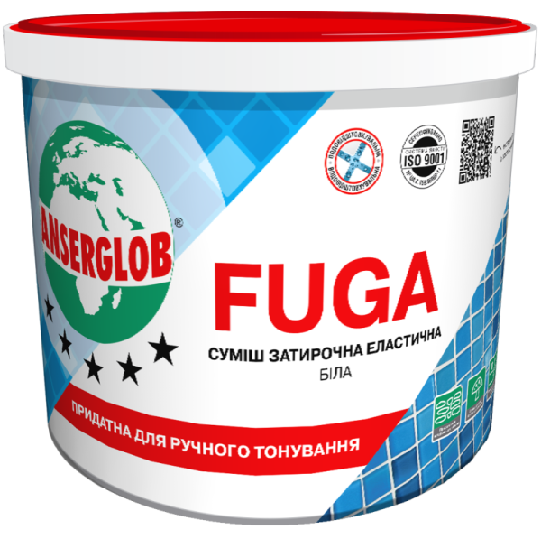 ANSERGLOB FUGA белая (101) затирка для швов, 3 кг