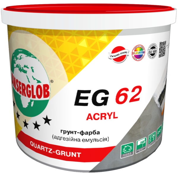 ANSERGLOB EG-62 грунт-краска, 5л  18/ряд