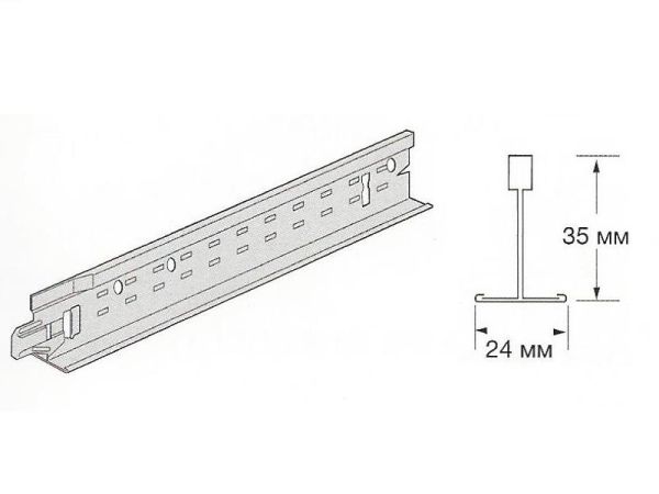 Профиль Armstrong Javelin  24 мм 3,6 м (20шт/кор)(ВР324051)