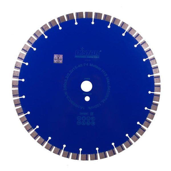 Круг алмазный отрезной Meteor H15 7D segment (армир.бетон; бетон; камень) 500х3,8х13x25,4; DISTAR