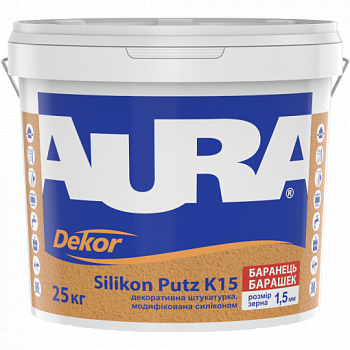 ESKARO Aura Dekor Silikon Putz K15 (баранец,1,5мм) 25кг.