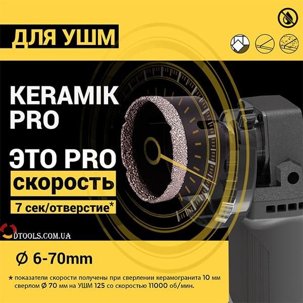 Сверло алмазное DDR-V 06x30xM14 Keramik Pro 910283018041