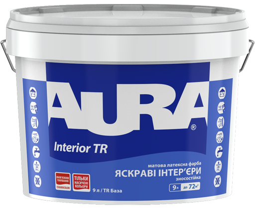 ESKARO Aura Interior TR 9л. (фарба матова латексна)