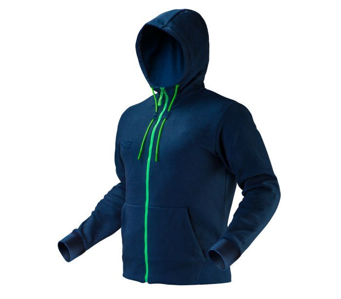 Кофта трикотажная, двухслойная, синия + softshell; размер S(48)  81-511-S