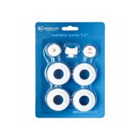 Комплект футорок для подключения радиатора (7 ед.) 1/2", Double-lin