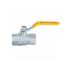 Кран латунный слойный газовый 1/2" резьба В/В ручка, Double-lin