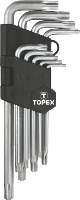 Ключі шестигранні Torx T10-T50, набір 9 шт.*1 уп. 35D961