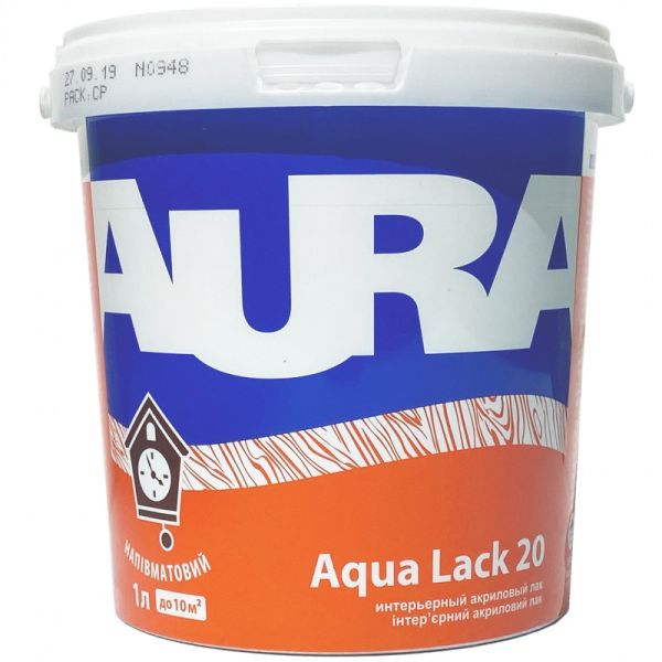 ESKARO Aura Aqua Lack 20, 2,5л (акриловый лак)
