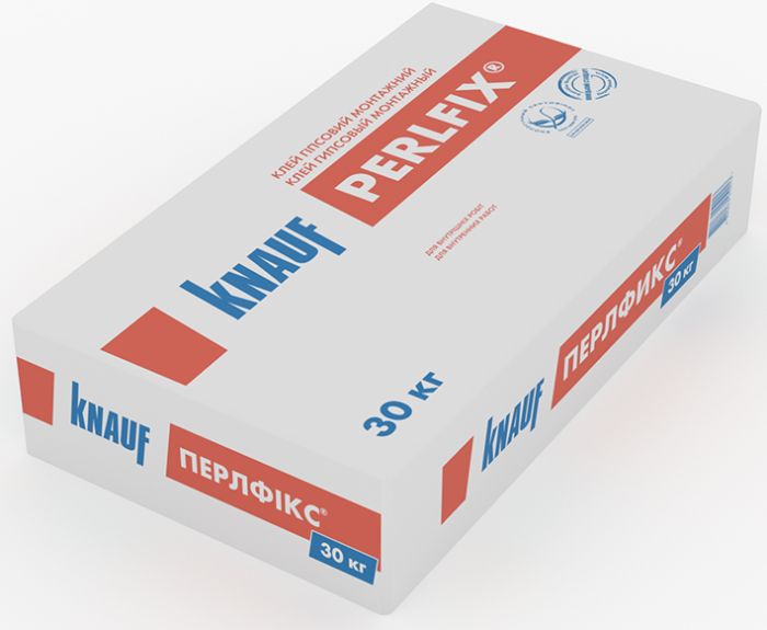 KNAUF Перлфикс, клей монтажный гипсовый, 25 кг, 50 шт/пл