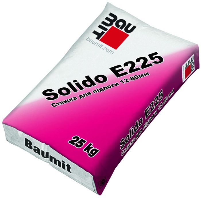 Baumit Solido E225 смесь для стяжки, 25 кг