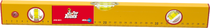 Уровень алюминиевый, тип 400, 40 см, 3 глазка