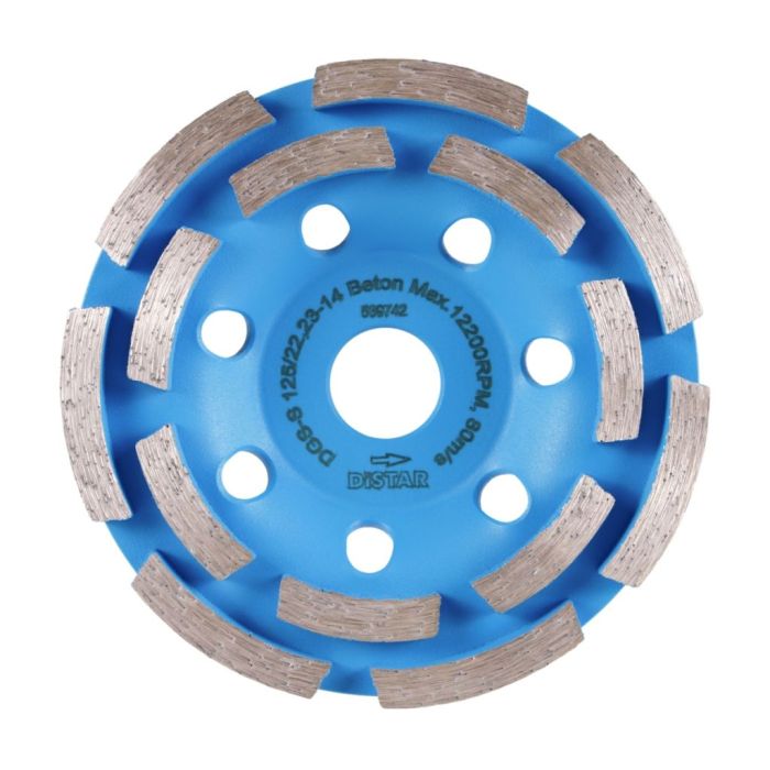 Фреза шлифовальная алмазная BETON PRO (бетон;камень) 125/М14; DISTAR