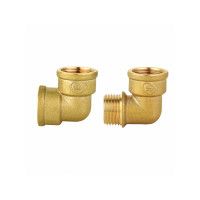 Угол латунный 3/4"В-3/4"С, Double-lin
