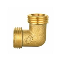Угол латунный 1/2"С-1/2"С, Double-lin