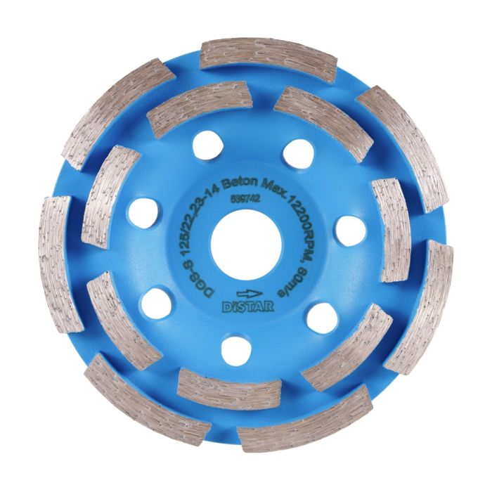 Фреза шлифовальная алмазная BETON PRO (бетон;камень) 180/М14; DISTAR