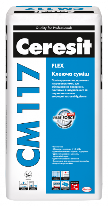 CERESIT CM 117 Клей для плитки, 25 кг