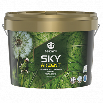 ESKARO Akzent Sky  9л (краска глубокоматовая д/потолка )