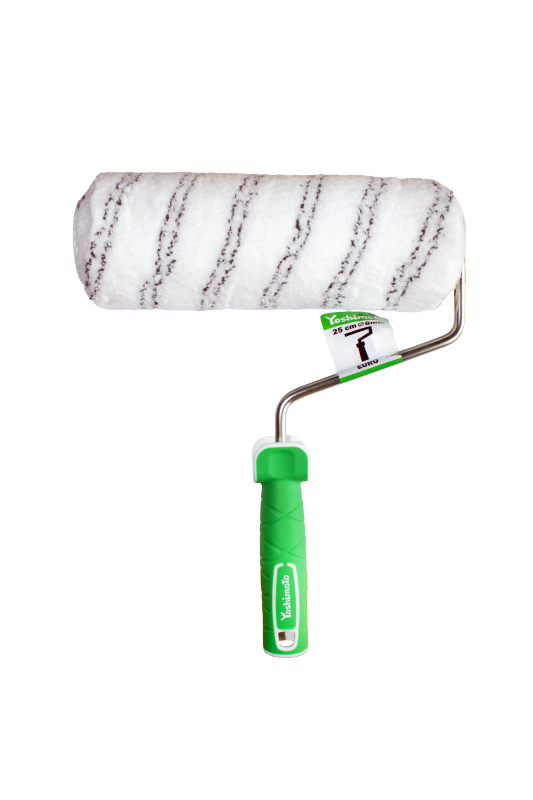 Валик  Microfiber (Микрофибра), с ручкой (Фасад) 250мм*55мм, ворс 18мм Yoshimoto Y02-660