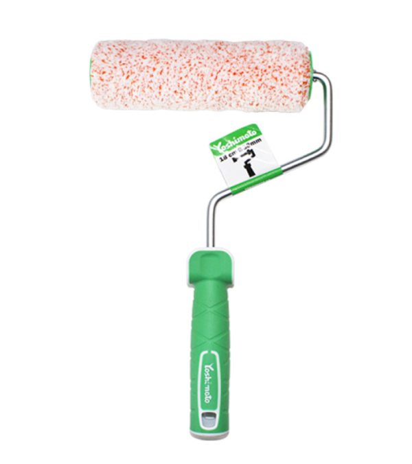Валик (Шубка) Microfiber (Микрофибра), с ручкой каркасной, 180мм*38мм, ворс 8мм Yoshimoto Y02-522