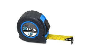Рулетка, обрезиненный корпус, 2 функции, 3 м/16 мм S-line  15-143