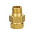 Сгон прямой латунный "американка" 3/4"В-3/4"С, Double-lin