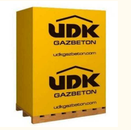 Газобетон UDK 400 2,5-F100 600х200х100 мм 1,8 m3 150 шт/палета