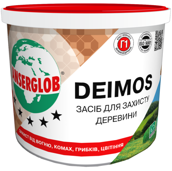 DEIMOS Пропитка древесины зелёный, 5кг  18/ряд