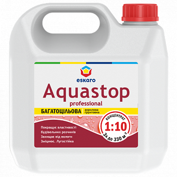ESKARO Aquastop-prof 3 л грунтовка водоразводная