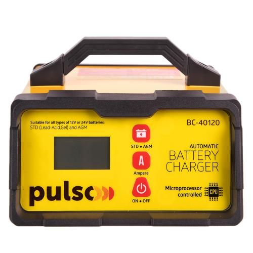 Зарядное устройство для BC-40120 12&24V/2-5-10A/5-190AHR/LCD/Импульсное PULSO
