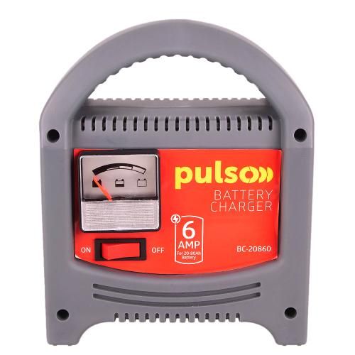 Зарядное устройство для BC-20860 12V/6A/20-80AHR/стрелковый индикатор PULSO