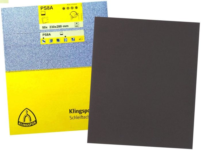 Бумага наждачная листовая PS 8 A водостойкая 230 x 280 mm зерно 220 Klingspor 269275