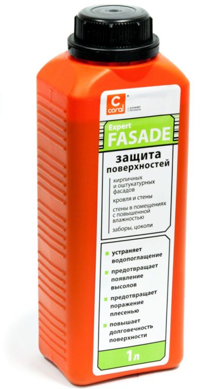 CORAL Защита для фасада ExpertFasad, 1л