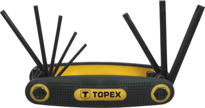 Ключи шестигранные Torx T9-T40, набор 8 шт