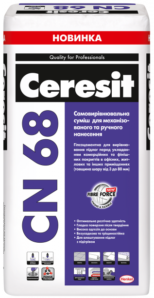 CERESIT CN 68 Самовыравн. смесь для полов, 25 кг