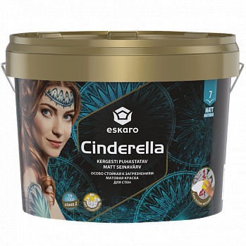 ESKARO Cinderella 9л (Краска матовая для стен и потолков)