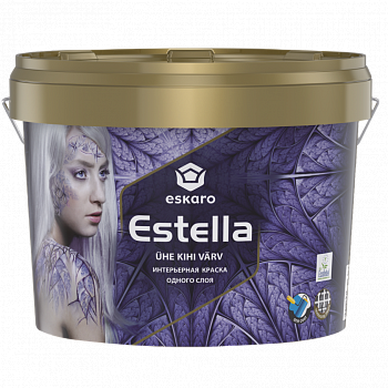 ESKARO Estella 2,7л. (краска глубокомат.,высокоукрыв.для потолков и стен) )