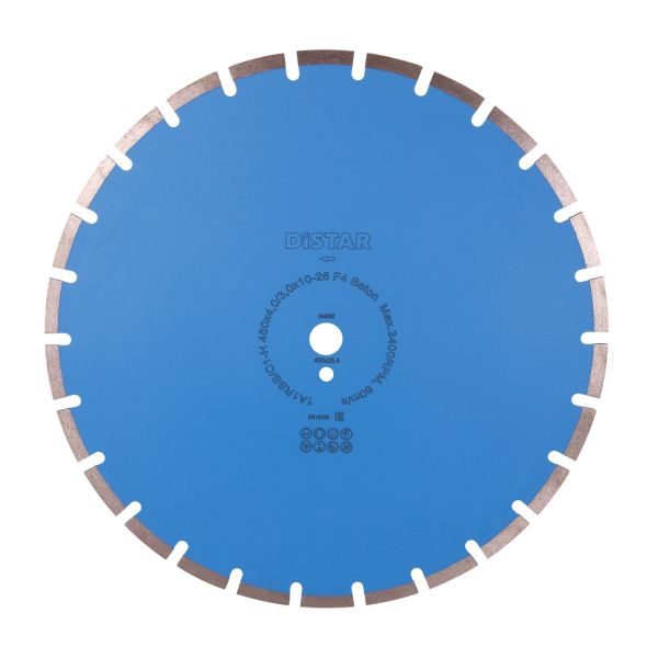 Круг алмазный отрезной BETON (армир.бетон;бетон;кирпич;камень) 450х4х10х25,4; DISTAR