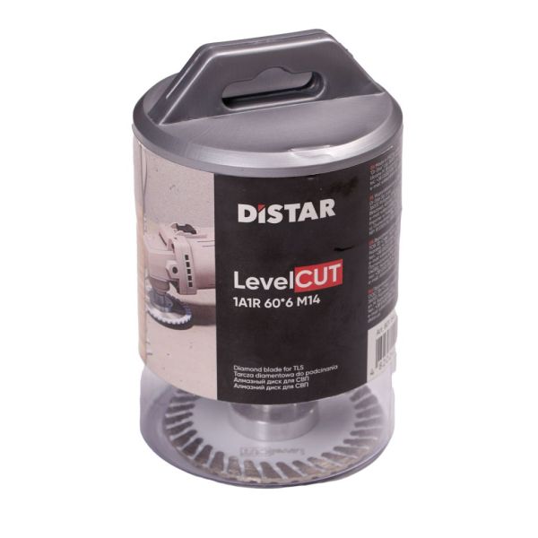 Круг алмазный отрезной ДЛЯ ПОДРЕЗКИ КЛЕЯ LevelCut 60х6 М14; DISTAR