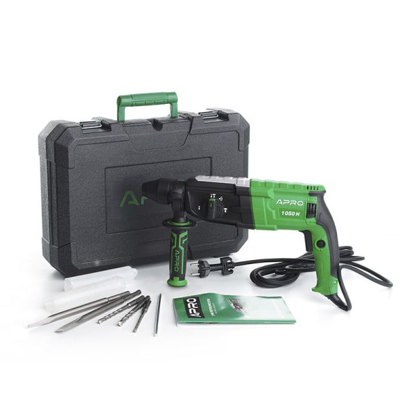 Перфоратор прямой 1050H 3.5 Дж 1050В SDS+ кейс APRO