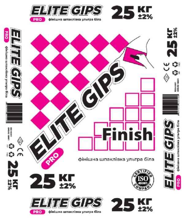 Еlite gips "Сатен", 25 кг (60шт)