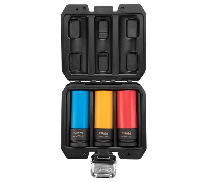 Набор торцевых насадок, 1/2", 3 шт. NEO 12-350