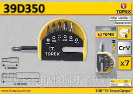 Насадки з тримачем, набір (під викрутку) у футлярах 7 шт.*1 уп. 39D350