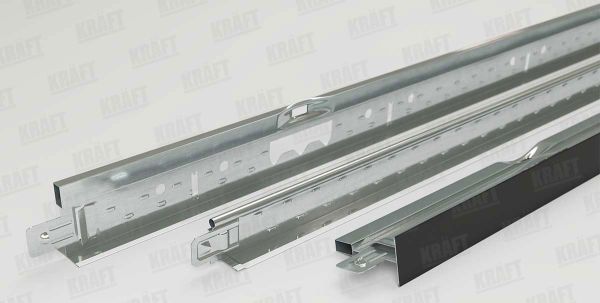 Профиль Fortis T-15 1200*25*15мм RAL 9003