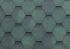Бардолин черепица битумная First Hexagonal зеленая 2,9м2/уп