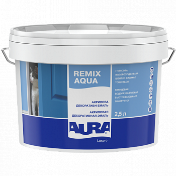 ESKARO Aura Luxpro Remix Aqua  глянцевая (Эмаль акриловая), 0,75л