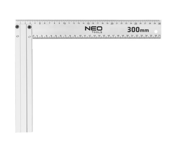 Угольник строительный алюминиевый 300 x 175 мм NEO 72-145