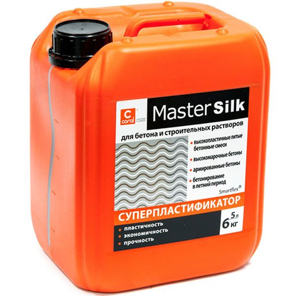 CORAL Суперпластификатор для стр. растворов MasterSilk, 5л