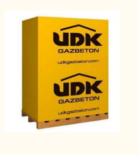 Газобетон UDK 400 2,5-F100 600х500х100 мм 1,8 м куб 60 шт/пал