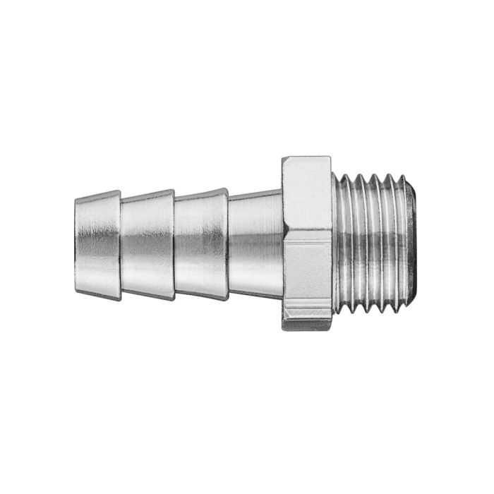 Штуцер к шлангу 10 мм, с резьбой M 1/4" 12-616